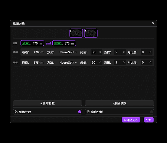 批量分析